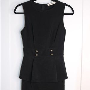 Midi black dress